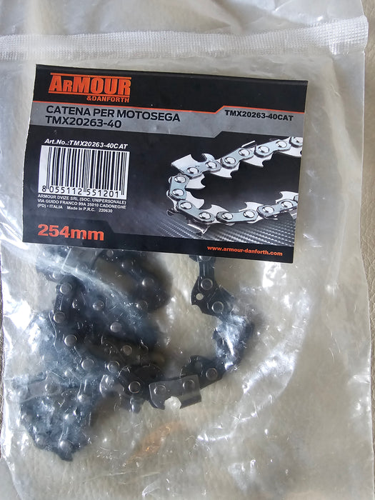 SET 2 CATENE PER MOTOSEGA A BATTERIA TMX20263-40