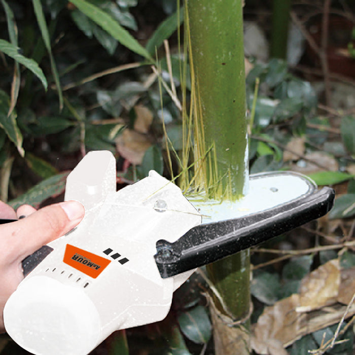 BRUSHLESS MOTOR PRUNER WITH DOUBLE 16 VOLT BATTERY