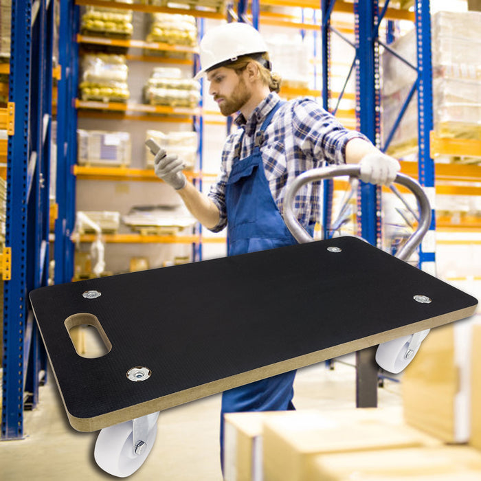 PLATFORM TROLLEY WITH WHEELS