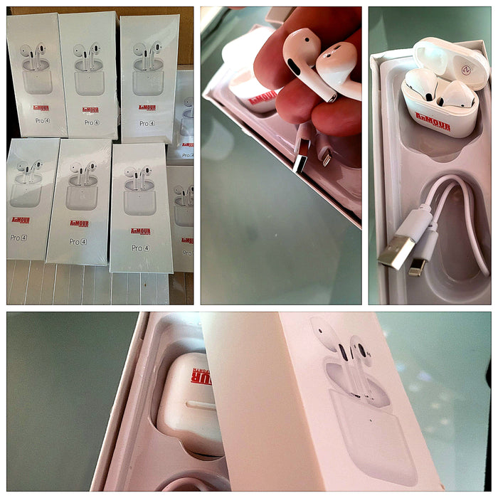 CUFFIE AURICOLARI SENZA FILO BLUETOOTH PRO4