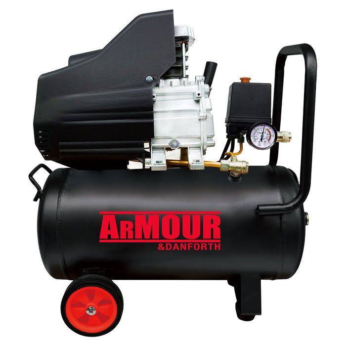 COMPRESSORE 24L AD OLIO CON MANOMETRO