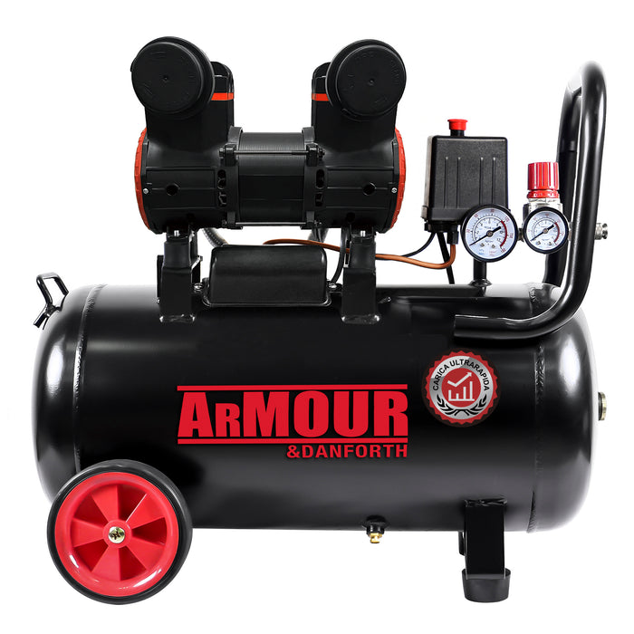 COMPRESSORE SUPER SILENZIATO MOD 50 PRO MOTORE 2 POLI