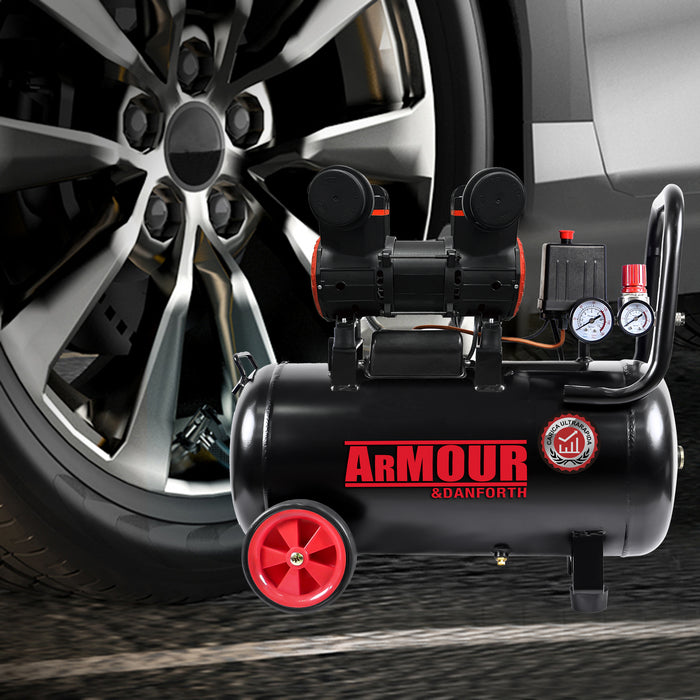 COMPRESSORE SUPER SILENZIATO MOD 50 PRO MOTORE 2 POLI