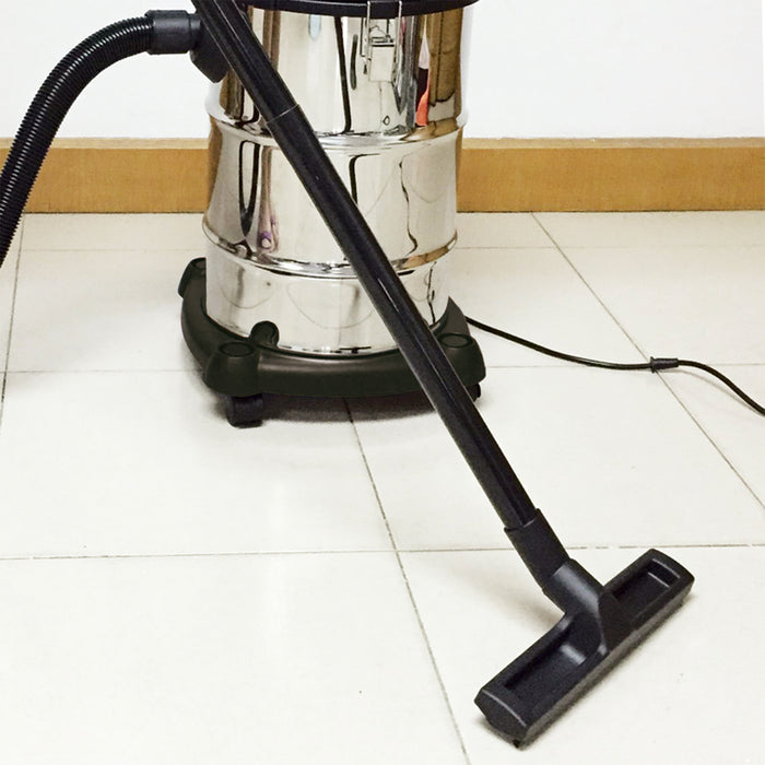 BIDONE ASPIRASOLIDI E LIQUIDI 30 LT CON PRESA SUPPLEMENTARE