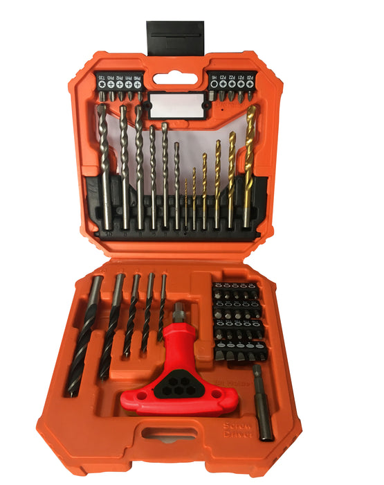 SET PUNTE E INSERTI CON IMPUGNATURA 50PEZZI
