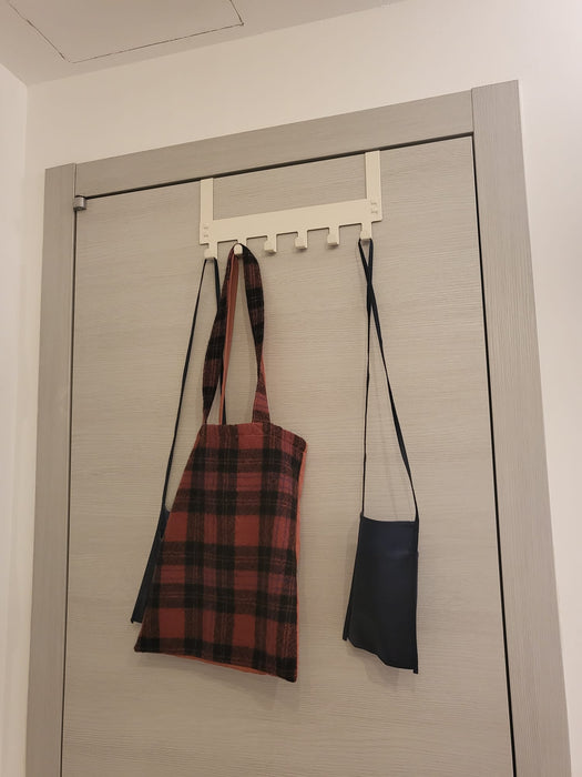 SPACE-SAVING HANGER BAR 6 hooks