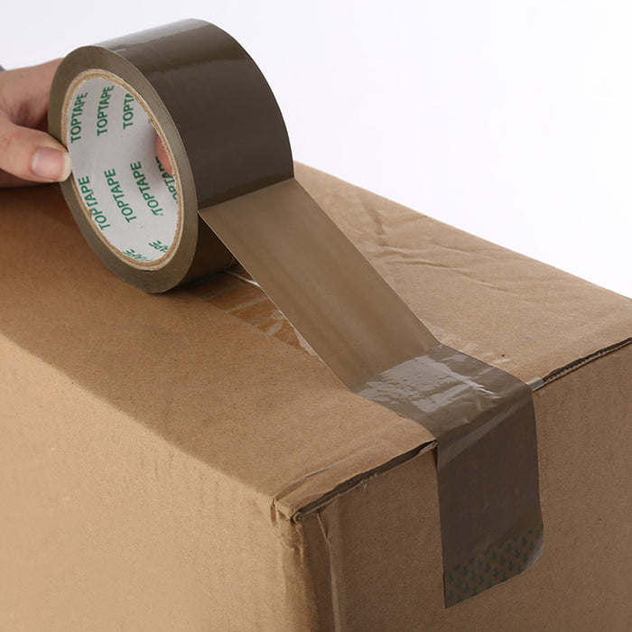 SET OF 3 ADHESIVE PACKAGING TAPE HAVANA