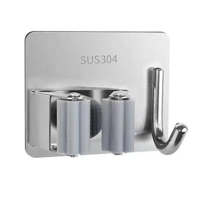 ROLLER BROOM HOLDER WITH HOOK