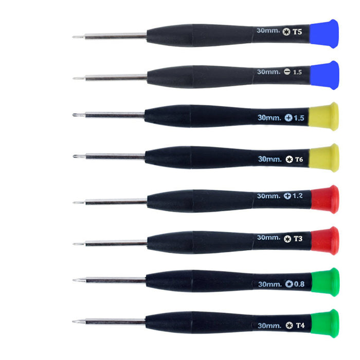 BOX OF 8 ASSORTED SCREWDRIVERS