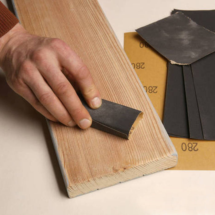 SET OF 10 ASSORTED SANDPAPER PIECES