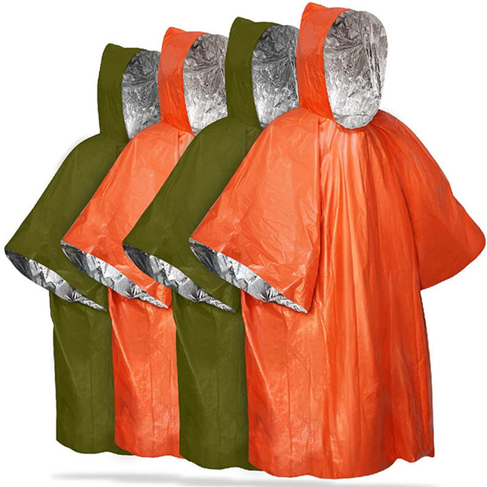 PONCHO TERMICO EMERGENZA ANTIPIOGGIA reversibile