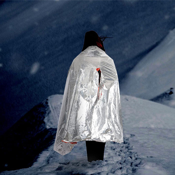 PONCHO TERMICO EMERGENZA ANTIPIOGGIA reversibile