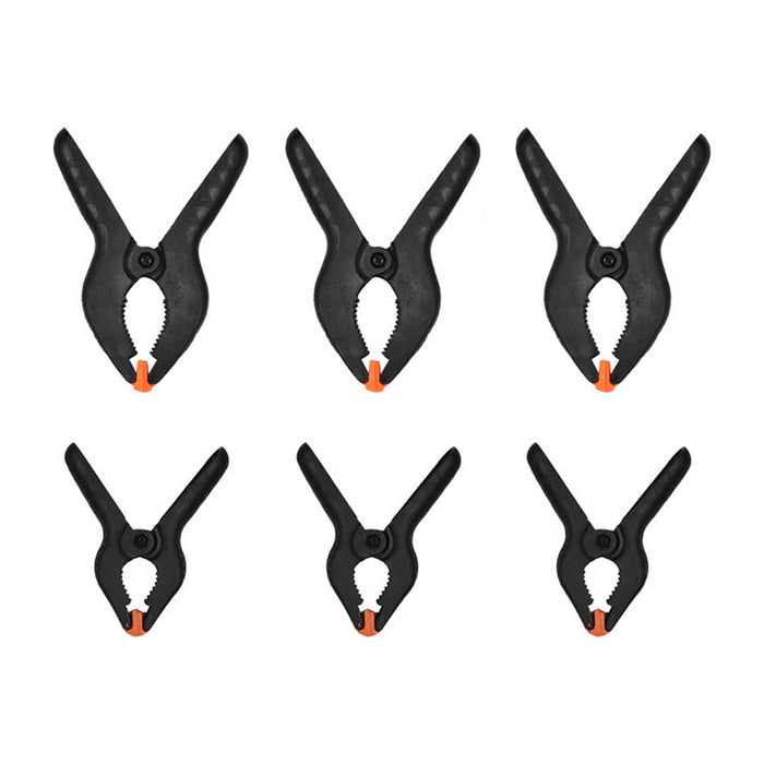 SET 6 PEZZI MORSETTI NYLON