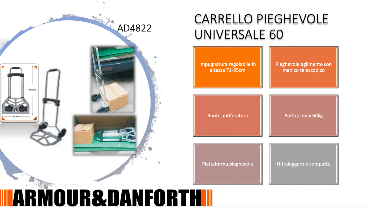 CARRELLO PIEGHEVOLE 60 KG