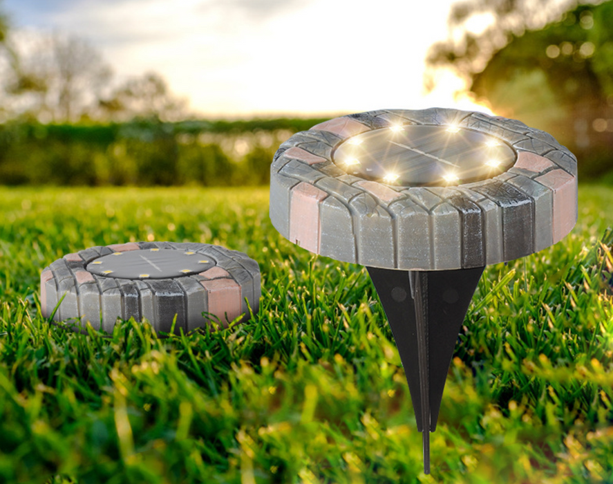 LED SEGNAPASSI SOLARI MOD. "STONE" confezione da 4 pezzi