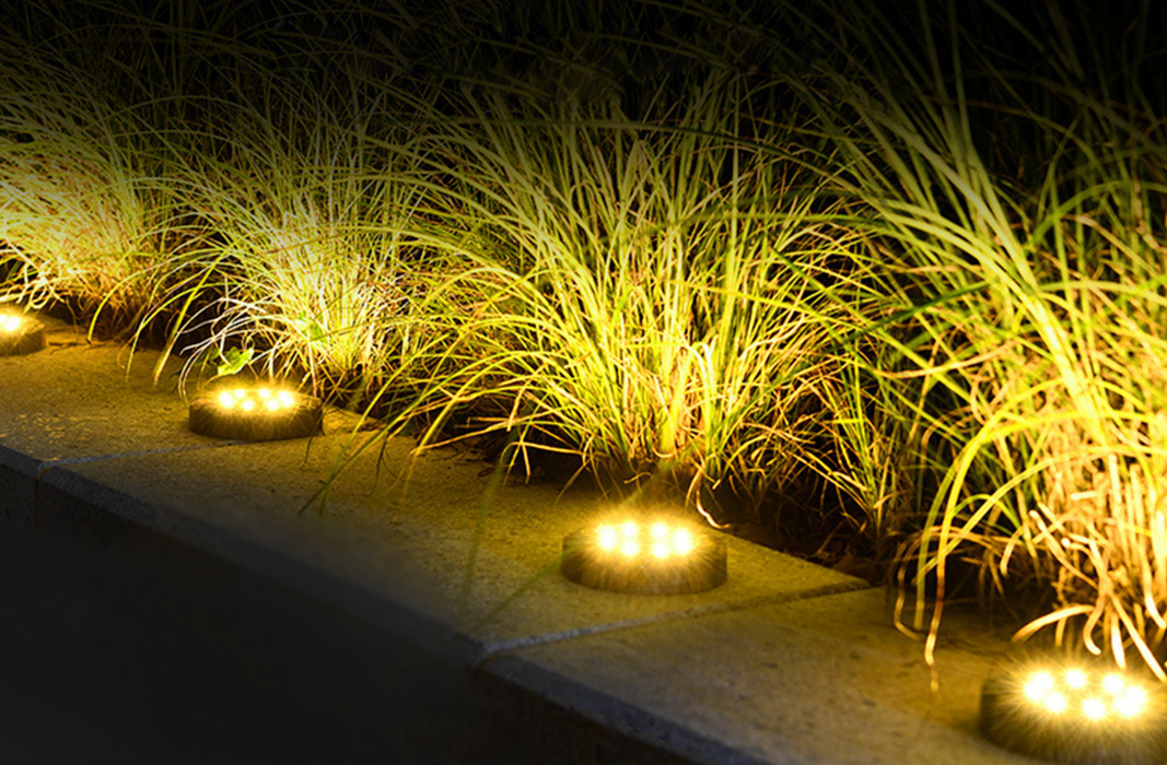 LED SEGNAPASSI SOLARI MOD. "STONE" confezione da 4 pezzi