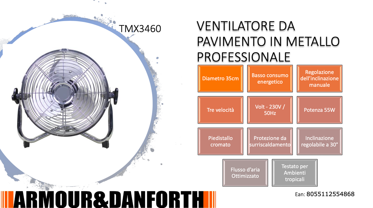 VENTILATORE DA PAVIMENTO industriale