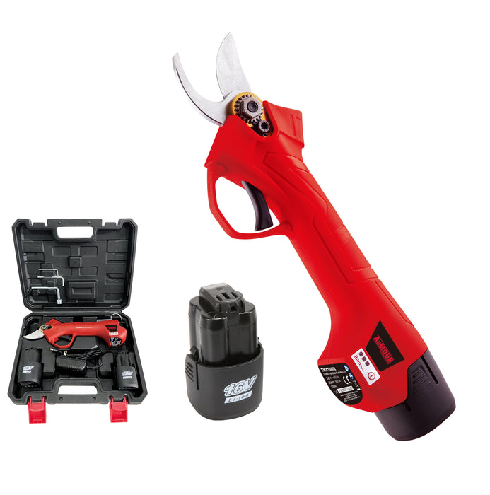 FORBICE DA POTATURA A BATTERIA 16VOLT-MOTORE BRUSHLESS PROFESSIONALE