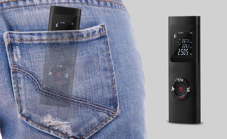 MISURATORE DI DISTANZA DIGITALE A BATTERIA