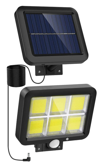 FARO LED CON PANNELLO RICARICA SOLARE