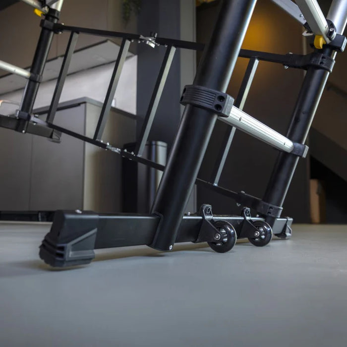 Piattaforma ponteggio telescopico pieghevole ALLUMINIO