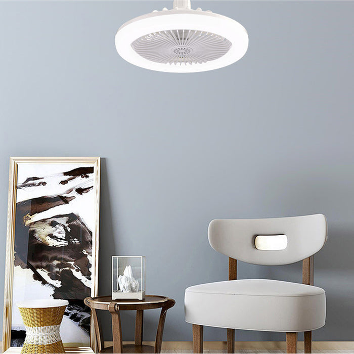 VENTILATORE DA SOFFITTO CON LED CON TELECOMANDO