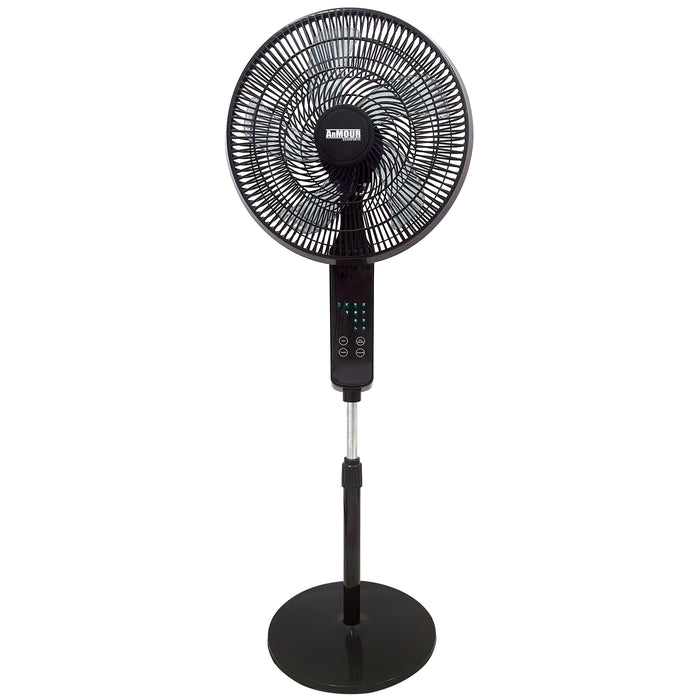 VENTILATORE A PIANTANA CON INSETTICIDA E DIFFUSORE DI AROMI E TIMER