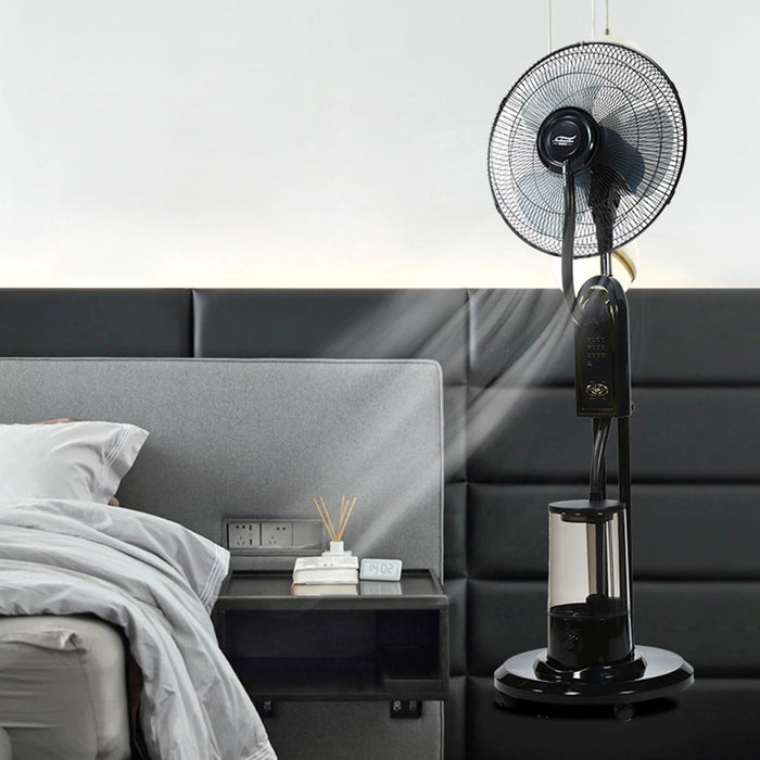 VENTILATORE NEBULIZZATORE CON TELECOMANDO