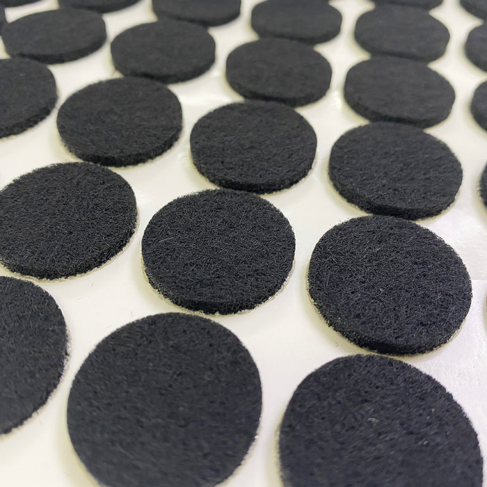 SET 5 PACKS OF ROUND FELT 36 PIECES EACH FOR A TOTAL OF 180 PCS