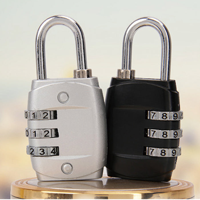 LUCCHETTO CON COMBINAZIONE SET 4 PEZZI