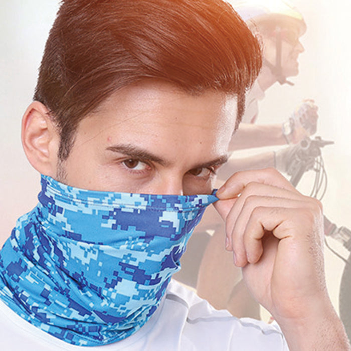 SCIARPA TUBOLARE PROTEGGI/SCALDACOLLO Maschera viso – Fascia elastica traspirante e lavabile