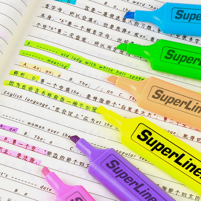 EVIDENZIATORI SET DA 6 PZ