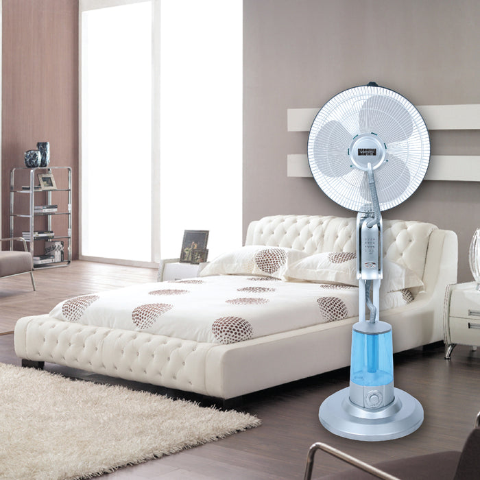 FREESTANDING FAN WITH NEBULIZER+REMOTE CONTROL